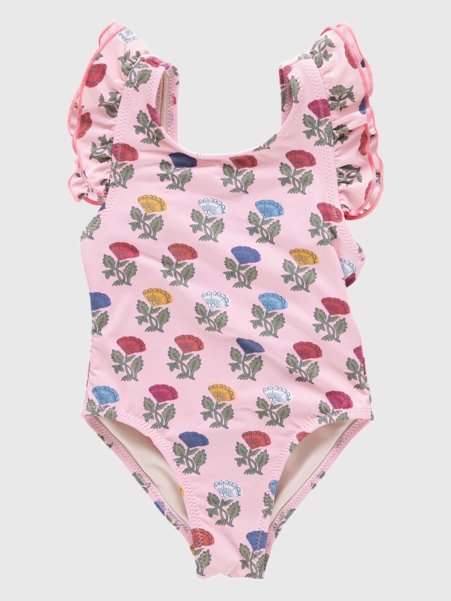 Pink Chicken Girls' Liv One-Piece Swimsuit - Saint Bernard