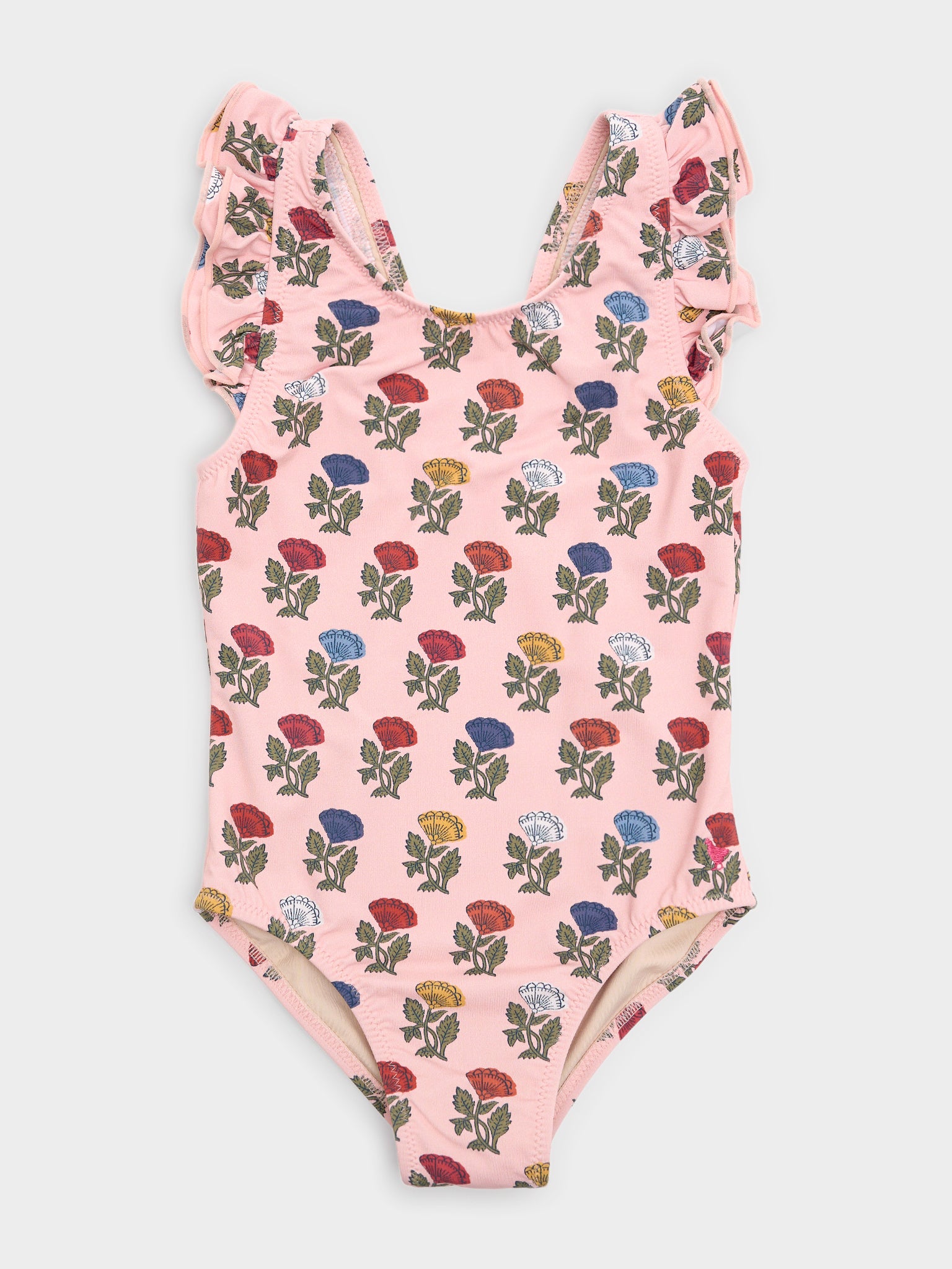 Pink Chicken Girls' Liv One-Piece Swimsuit - Saint Bernard