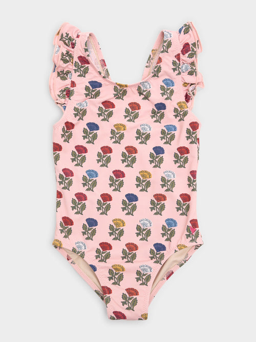 Pink Chicken Girls' Liv One-Piece Swimsuit