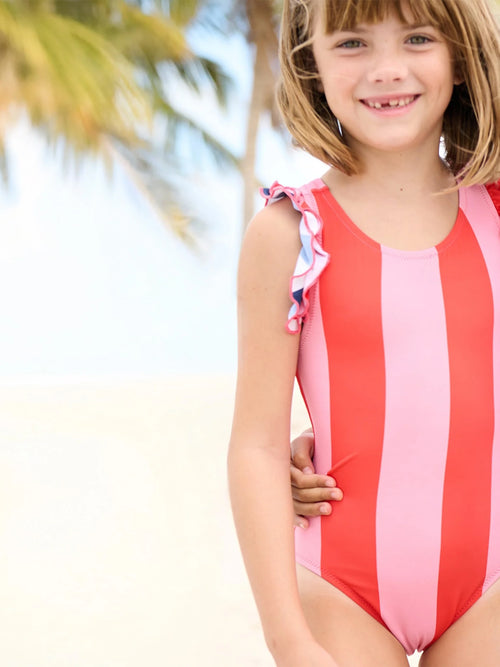 Pink Chicken Girls' Liv One-Piece Swimsuit