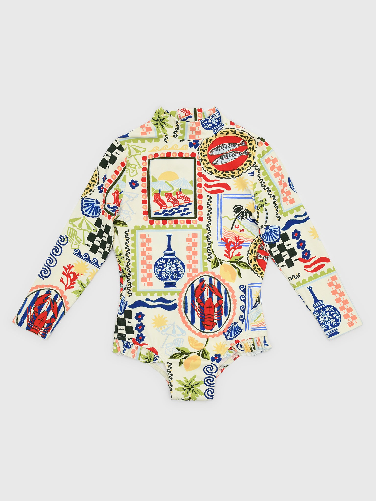 Hunter Bell Girls' Rashguard - Saint Bernard