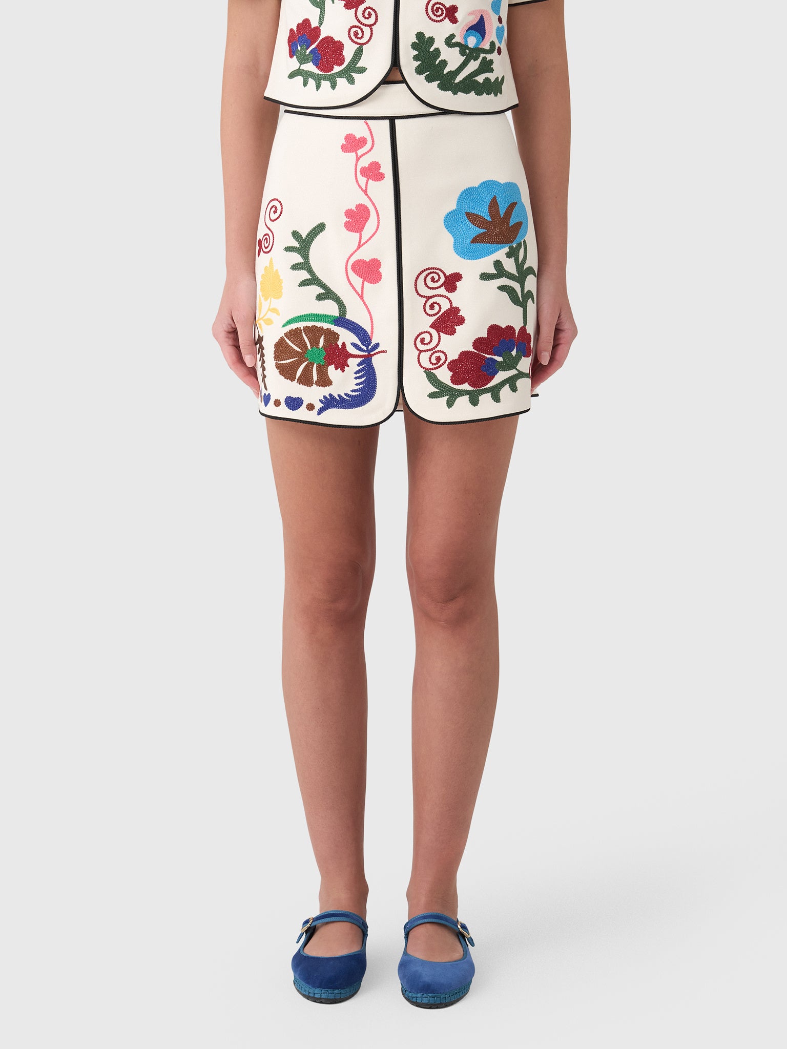 Hunter Bell Women's Dottie Mini Skirt - Saint Bernard