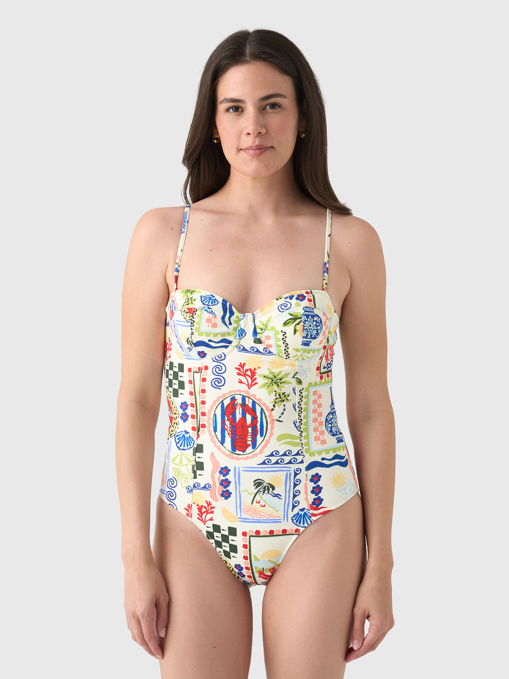 Hunter Bell Women's One-Piece Swimsuit - Saint Bernard
