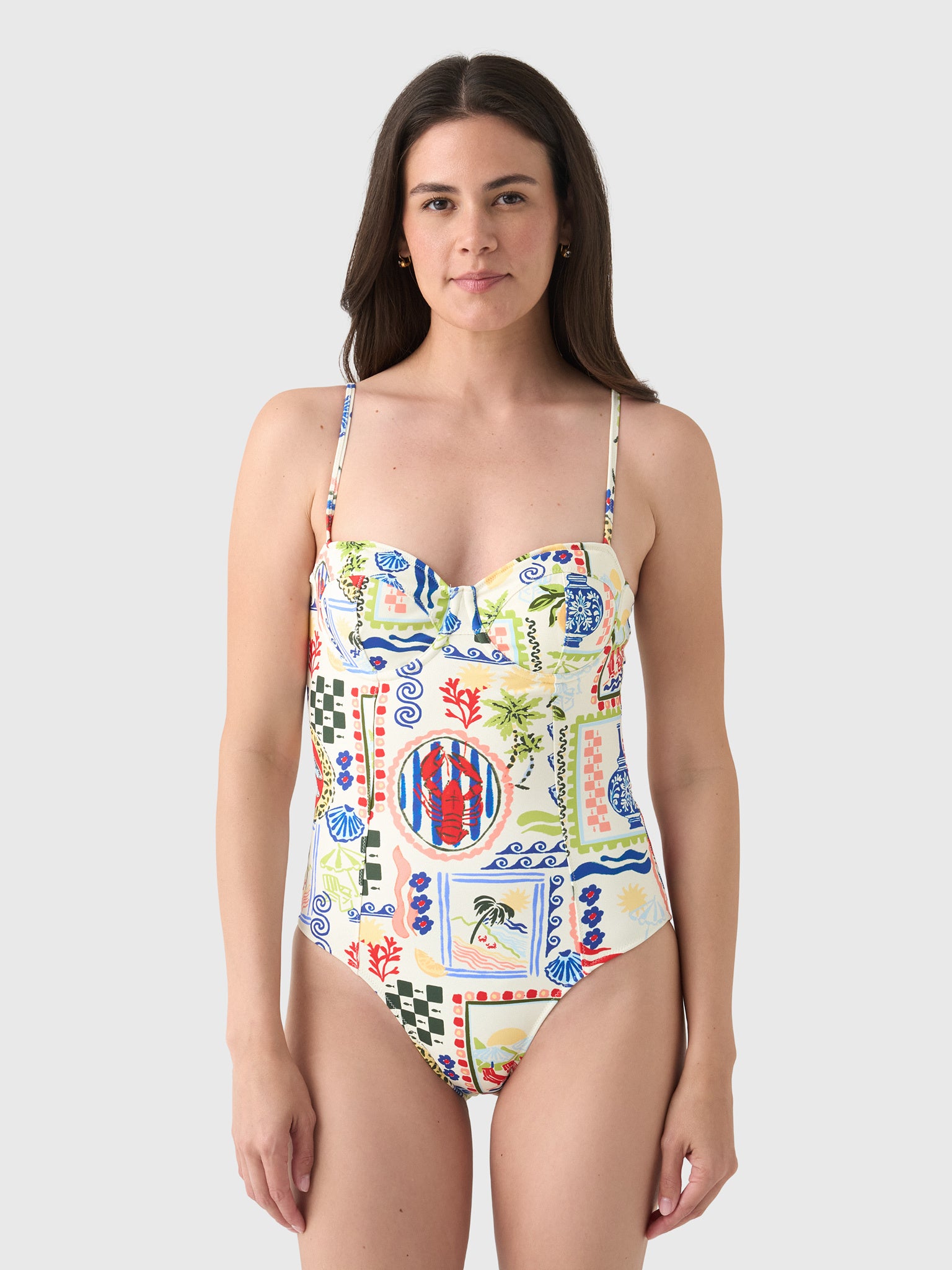 Hunter Bell Women's One-Piece Swimsuit - Saint Bernard
