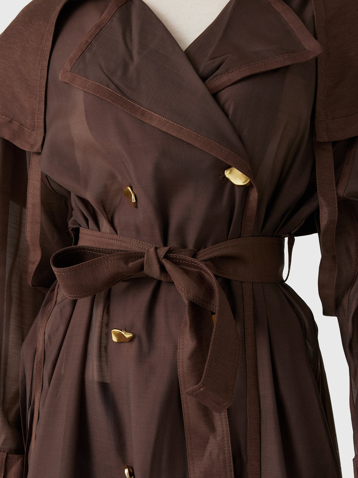 AJE Women's Whisper Trench Coat - Saint Bernard
