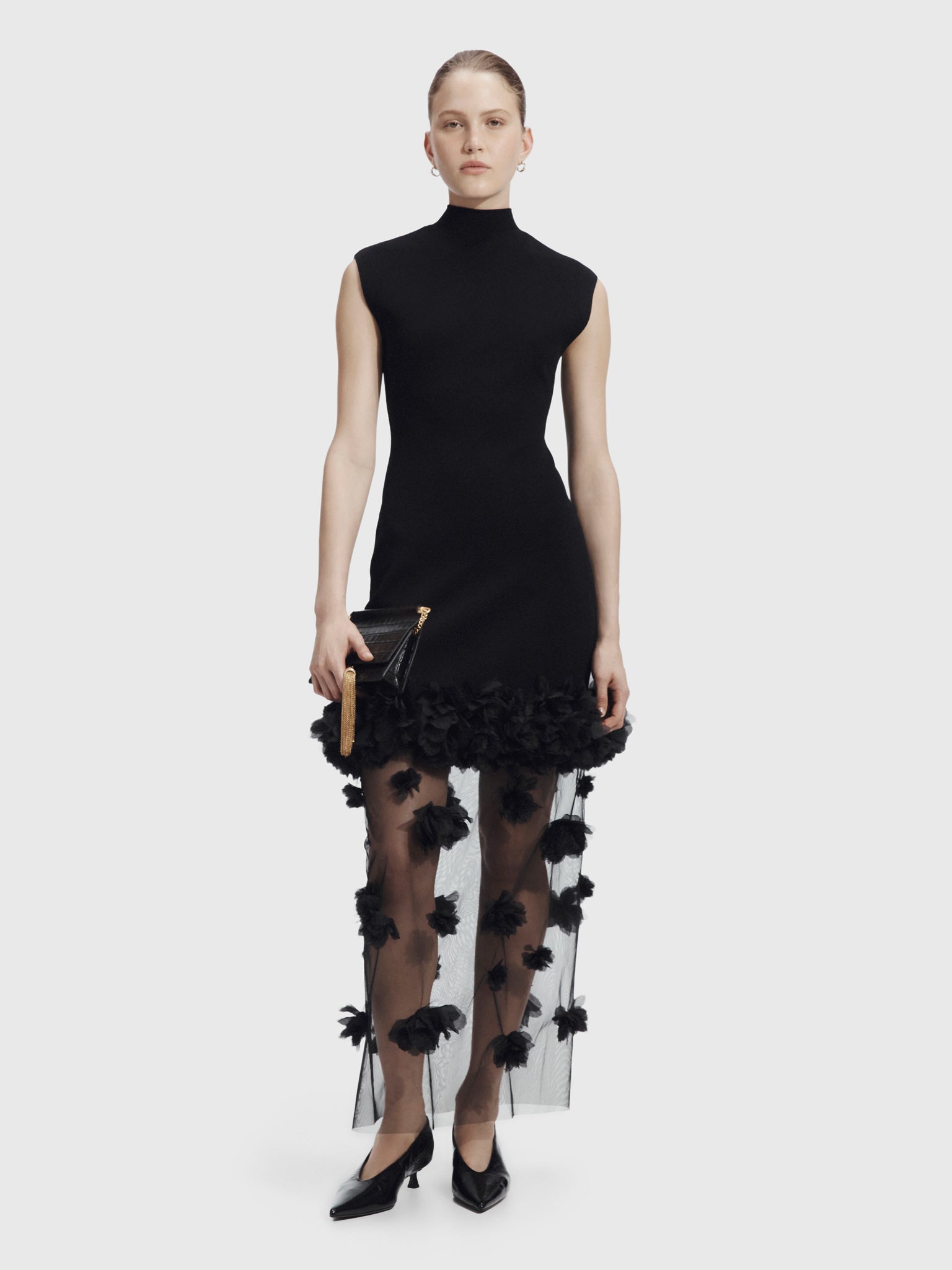 AJE Women's Fleura Knit Midi Dress