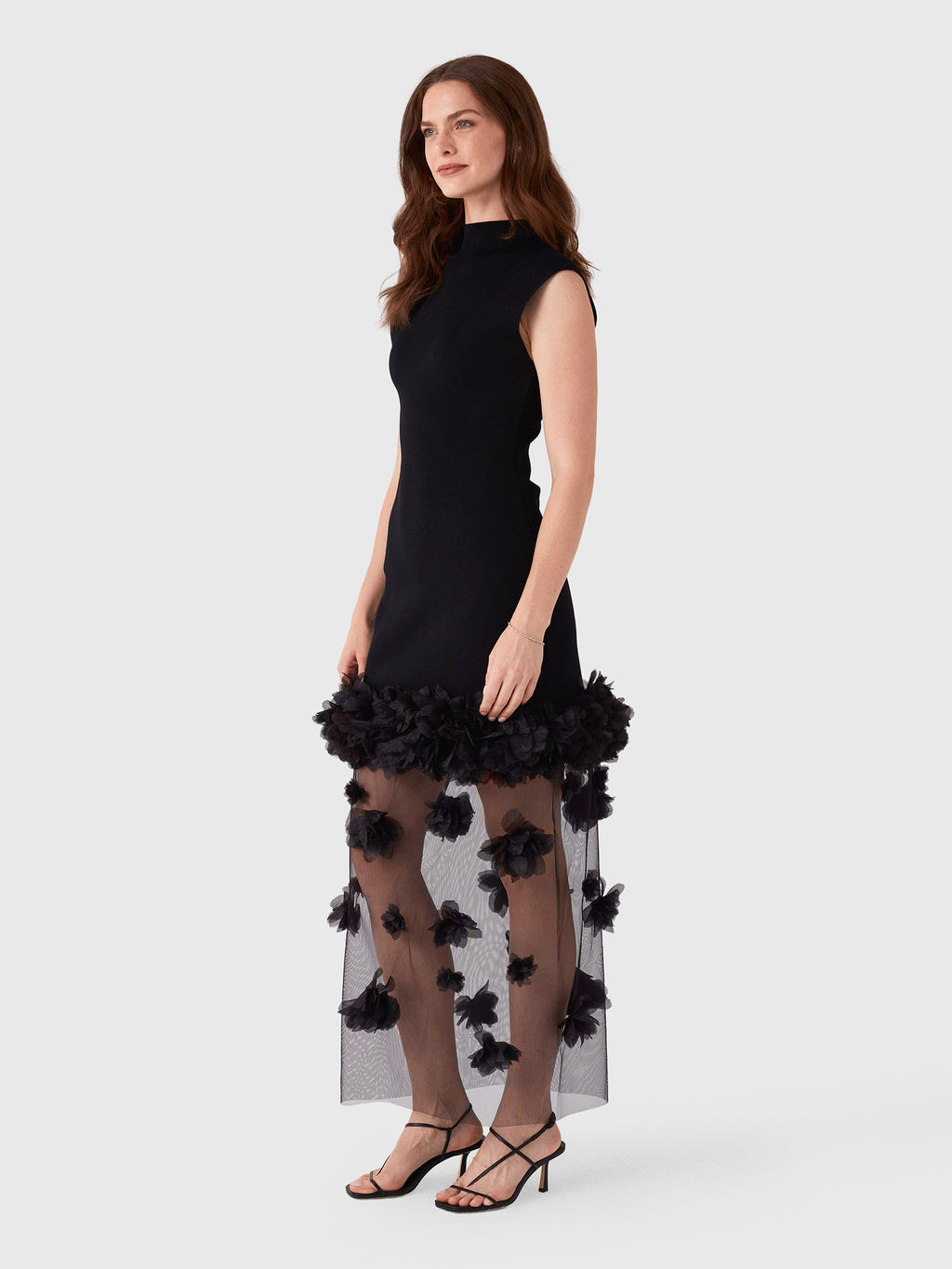AJE Women's Fleura Knit Midi Dress - Saint Bernard