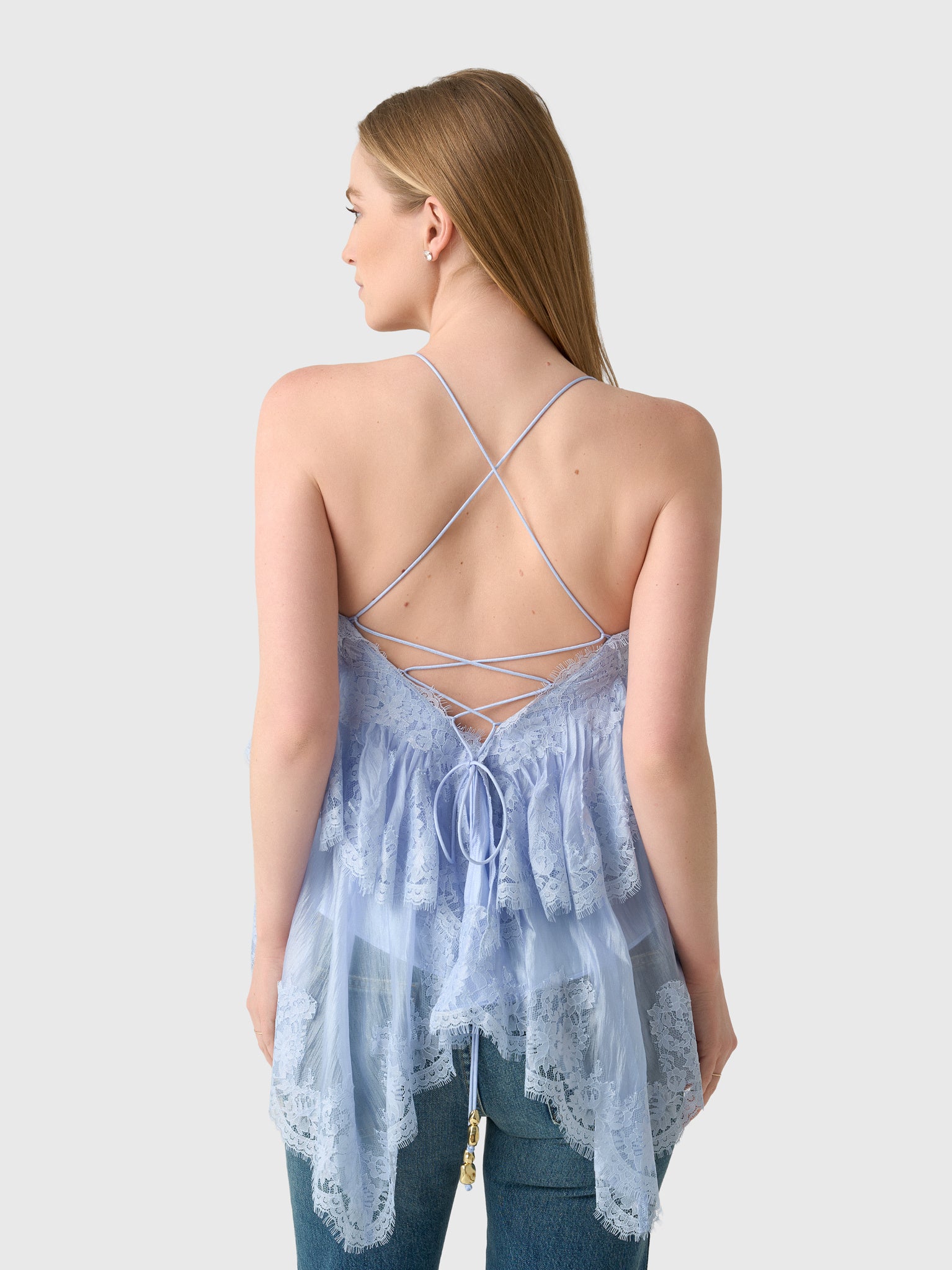 AJE Women's Ophelia Lace Cami – Saint Bernard