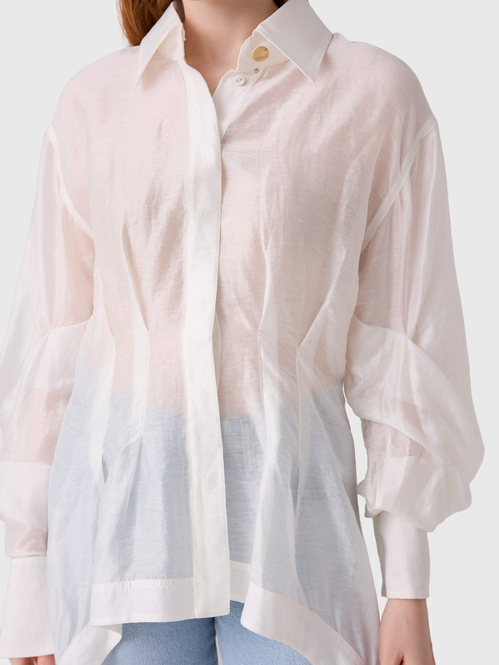 AJE Women's Murphie Long Shirt - Saint Bernard