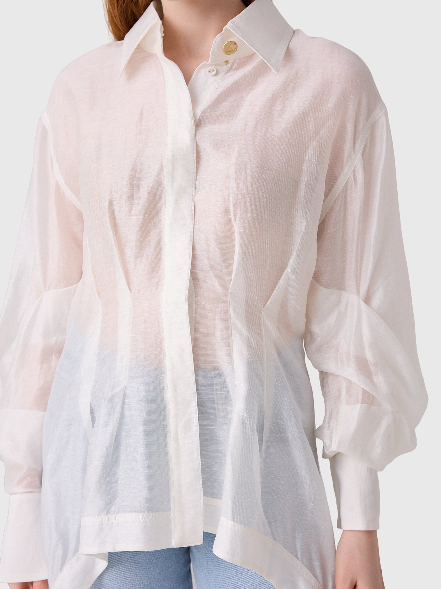 AJE Women's Murphie Long Shirt - Saint Bernard