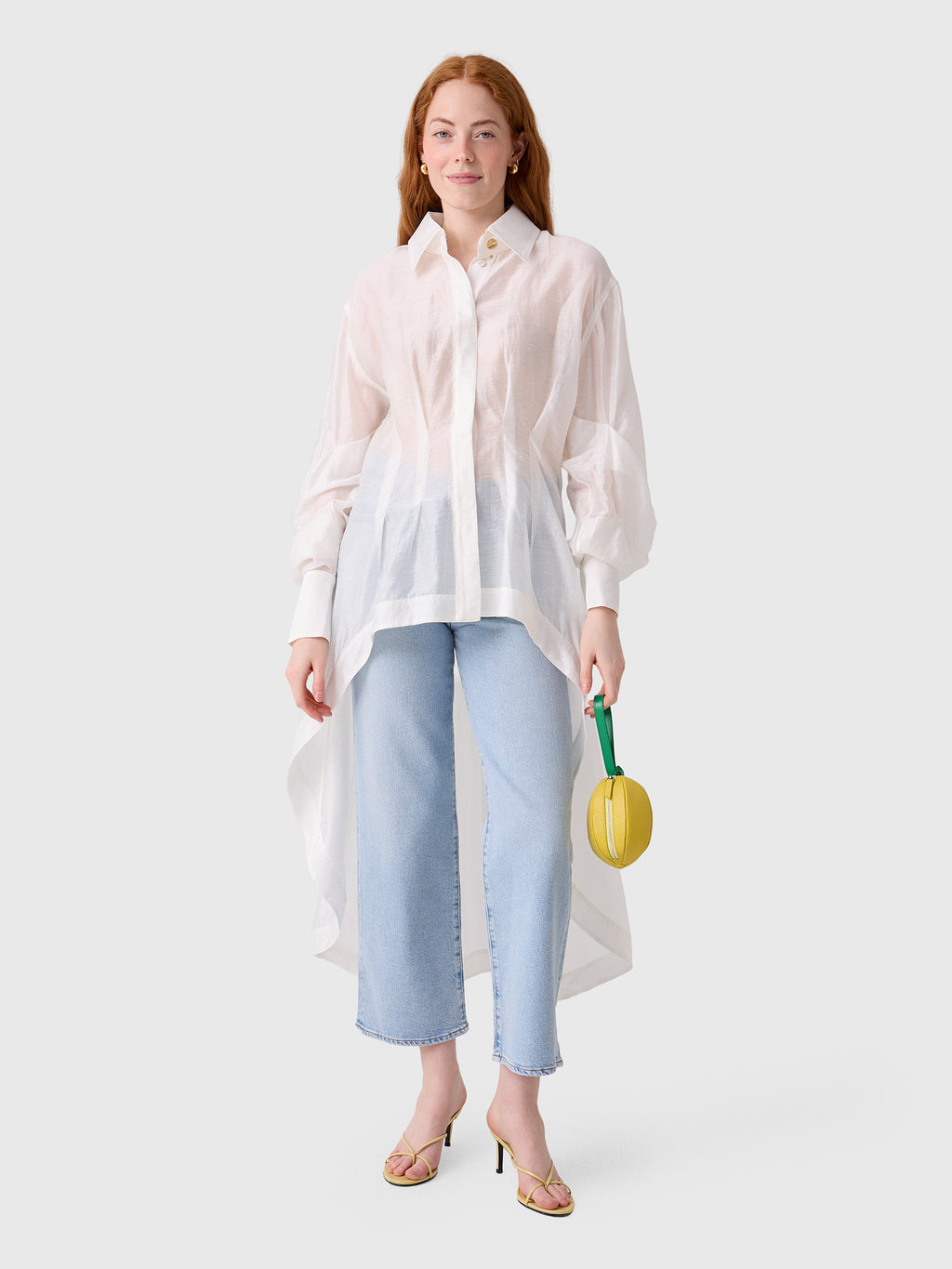 AJE Women's Murphie Long Shirt - Saint Bernard