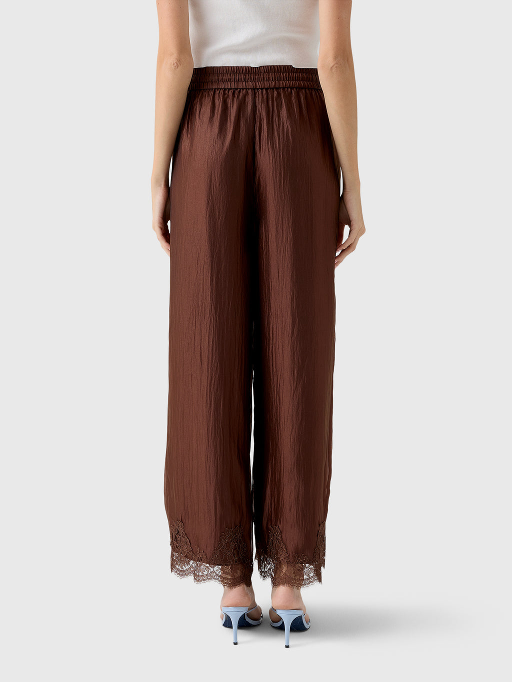 AJE Women's Ophelia Lace Pant - Saint Bernard