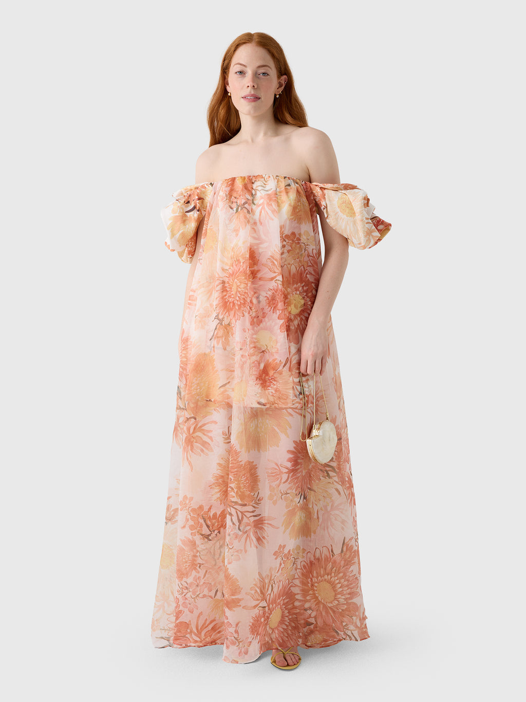 AJE Women's Cosette Gown - Saint Bernard