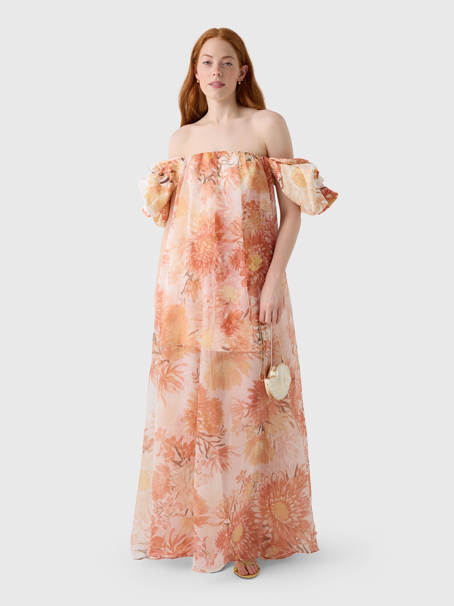 AJE Women's Cosette Gown - Saint Bernard