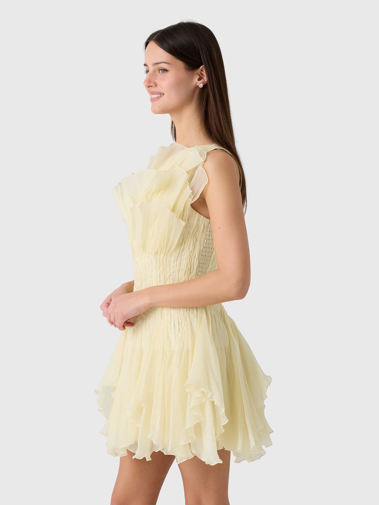 AJE Women's Nisha Mini Dress - Saint Bernard