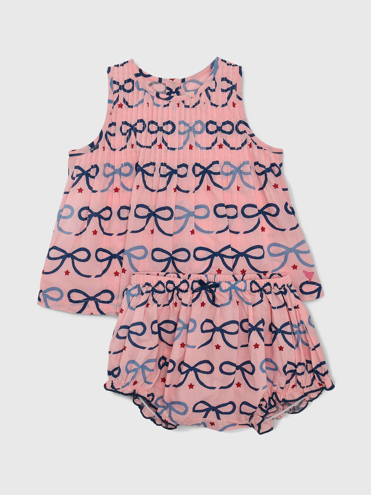 Pink Chicken Baby Girls' Jaipur Set - Saint Bernard