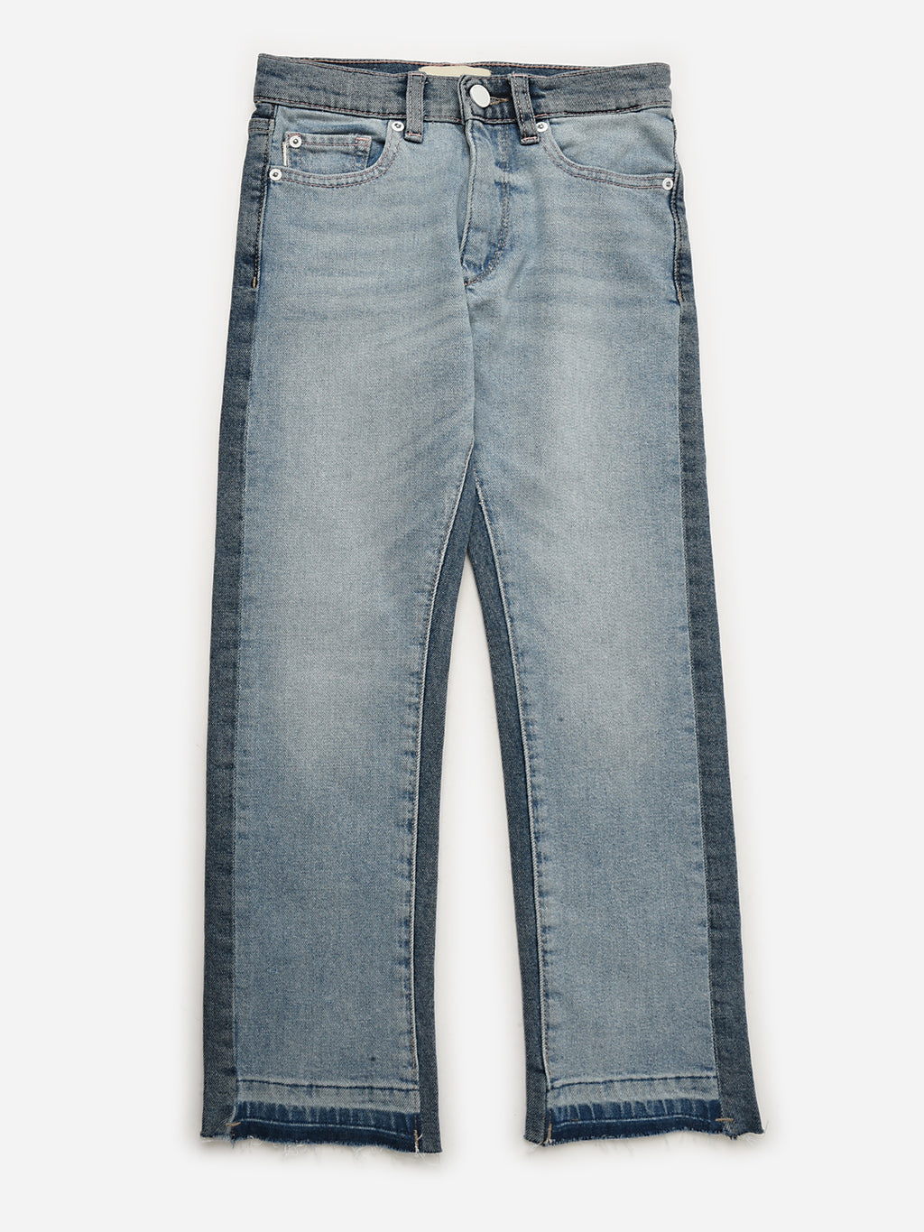 DL1961 Girls' Emie High Rise Straight Jean - Saint Bernard