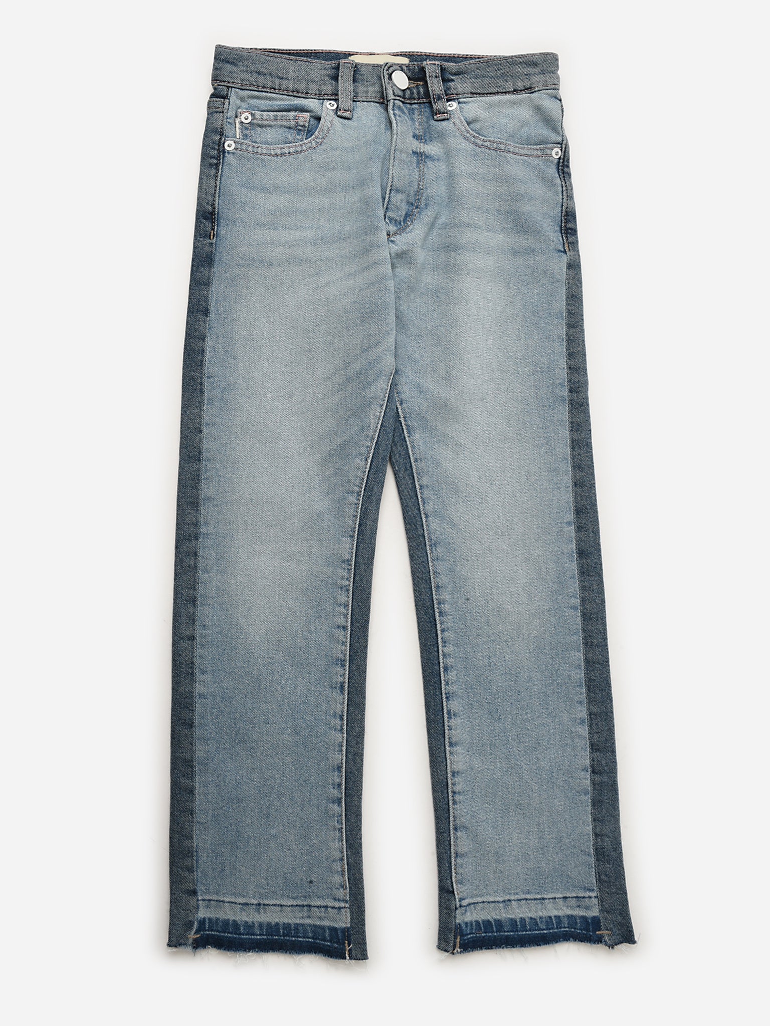 DL1961 Girls' Emie High Rise Straight Jean - Saint Bernard