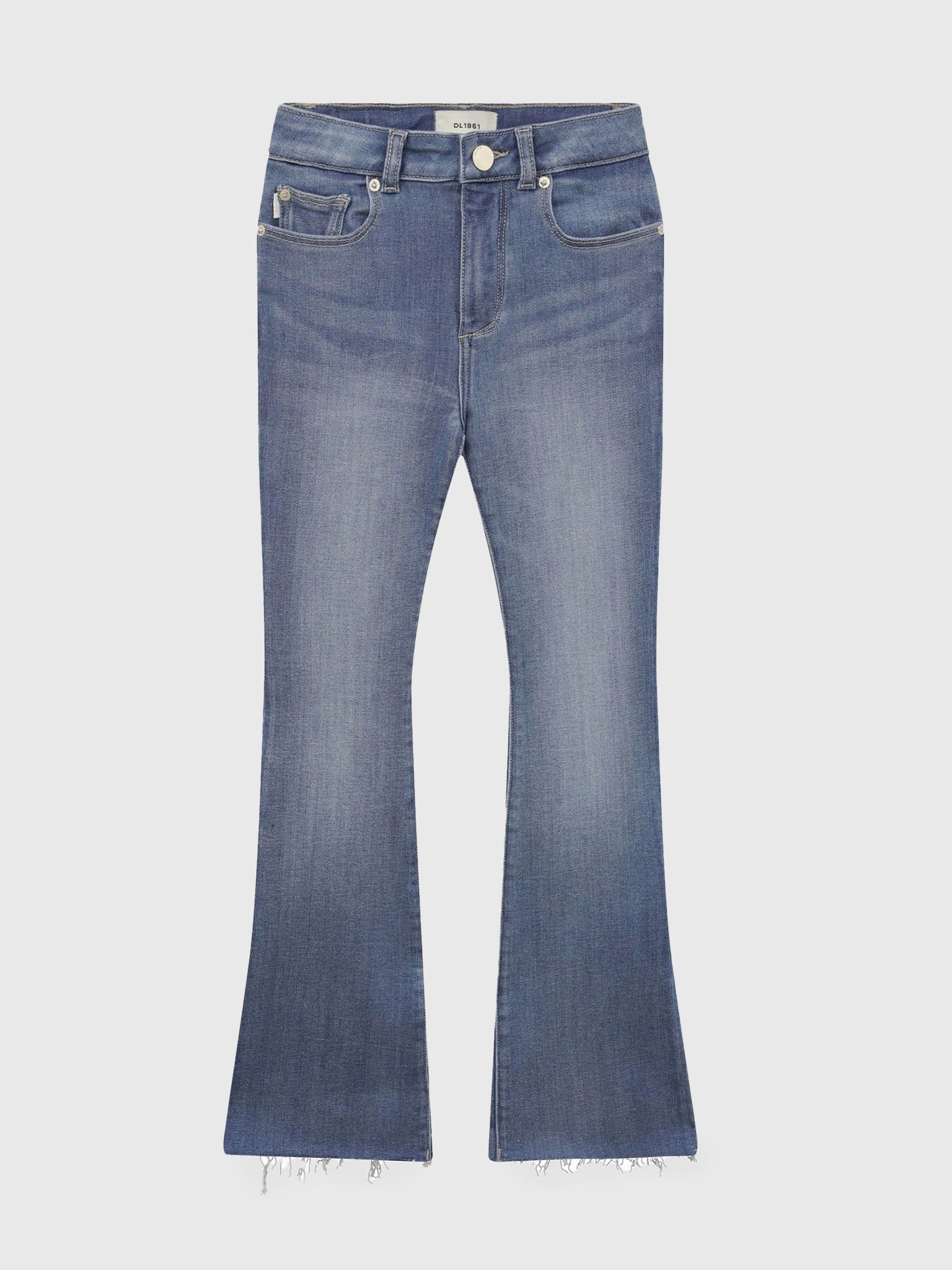 DL1961 Girls' Claire High Rise Bootcut Jean - Saint Bernard