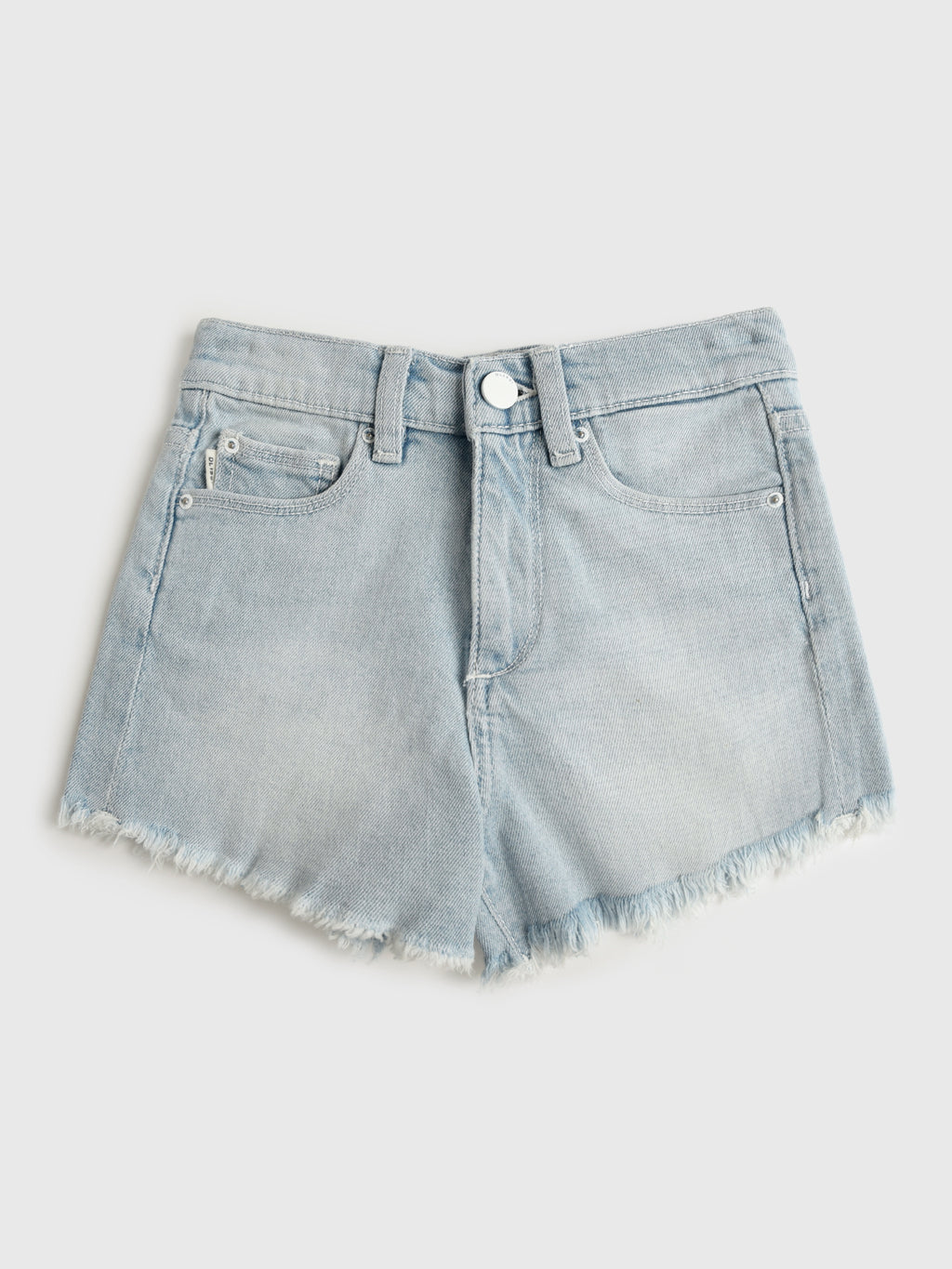 DL1961 Girls' High Rise Lucy Short - Saint Bernard