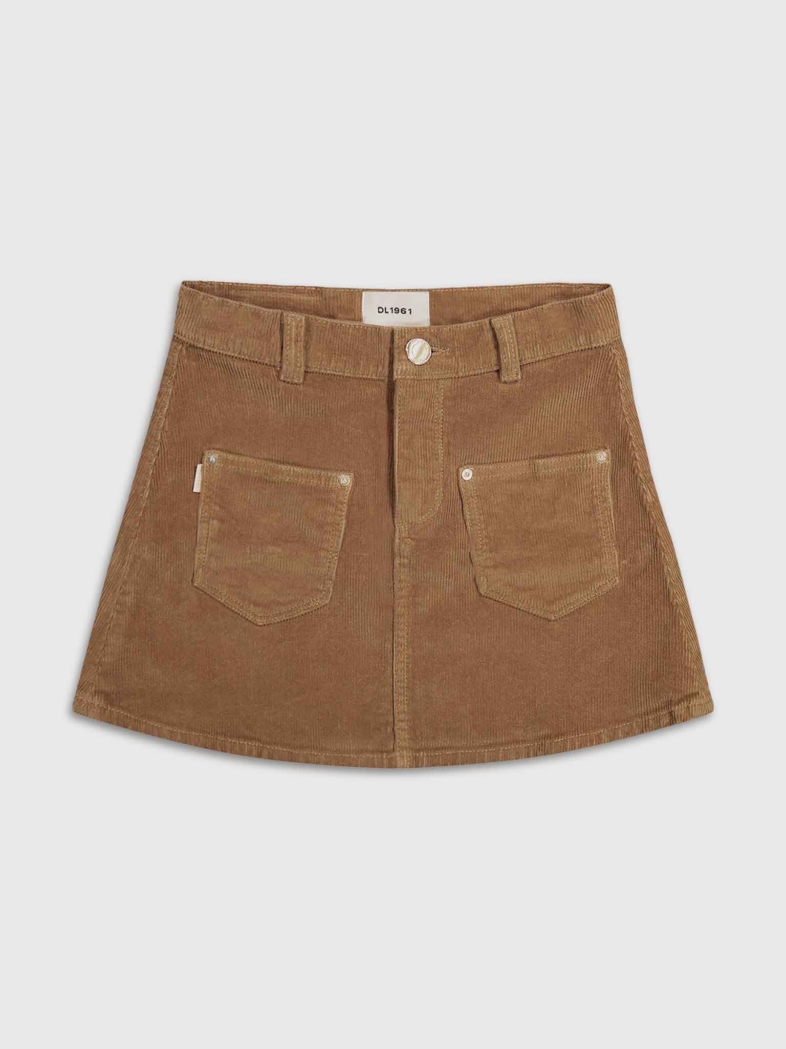 DL1961 Girls' Jenny Mini Skirt - Saint Bernard