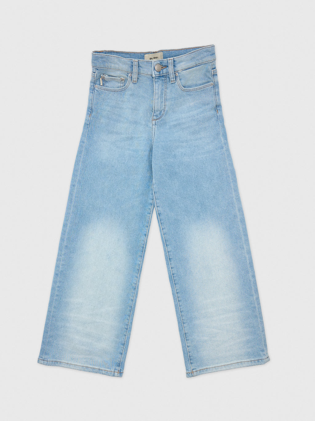 DL1961 Girls' Lily Wide Leg Jean - Saint Bernard