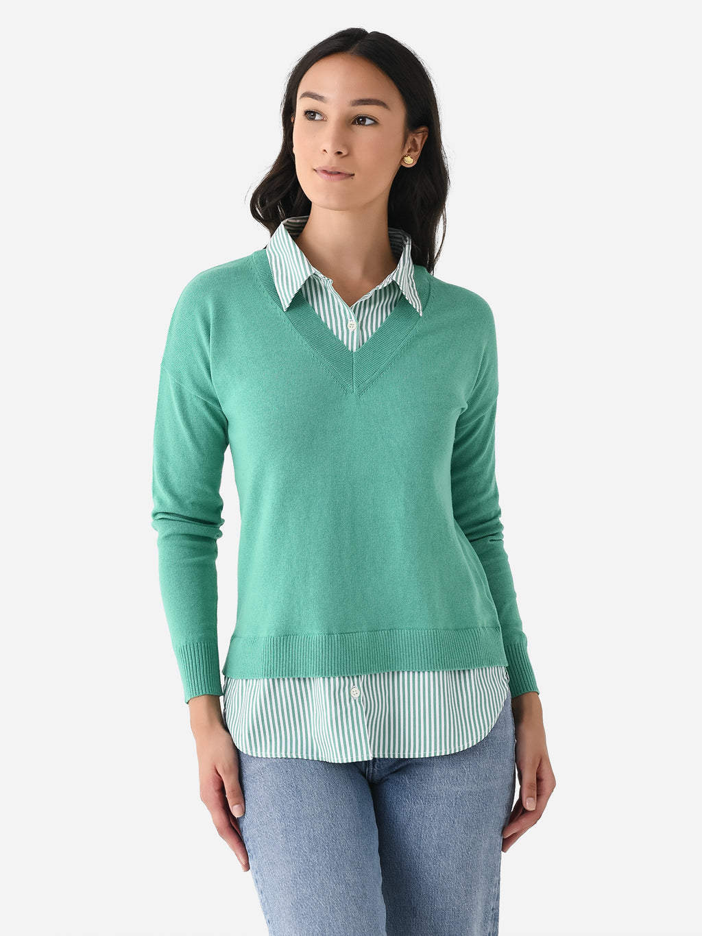 J Society Women's No Distress Sweater - Saint Bernard