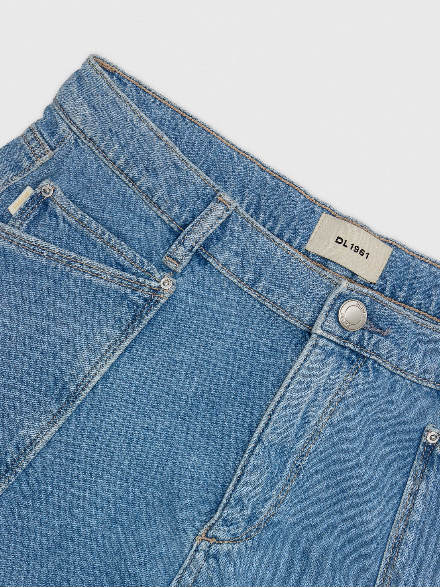 DL1961 Girls' Lily Wide Leg Jean - Saint Bernard