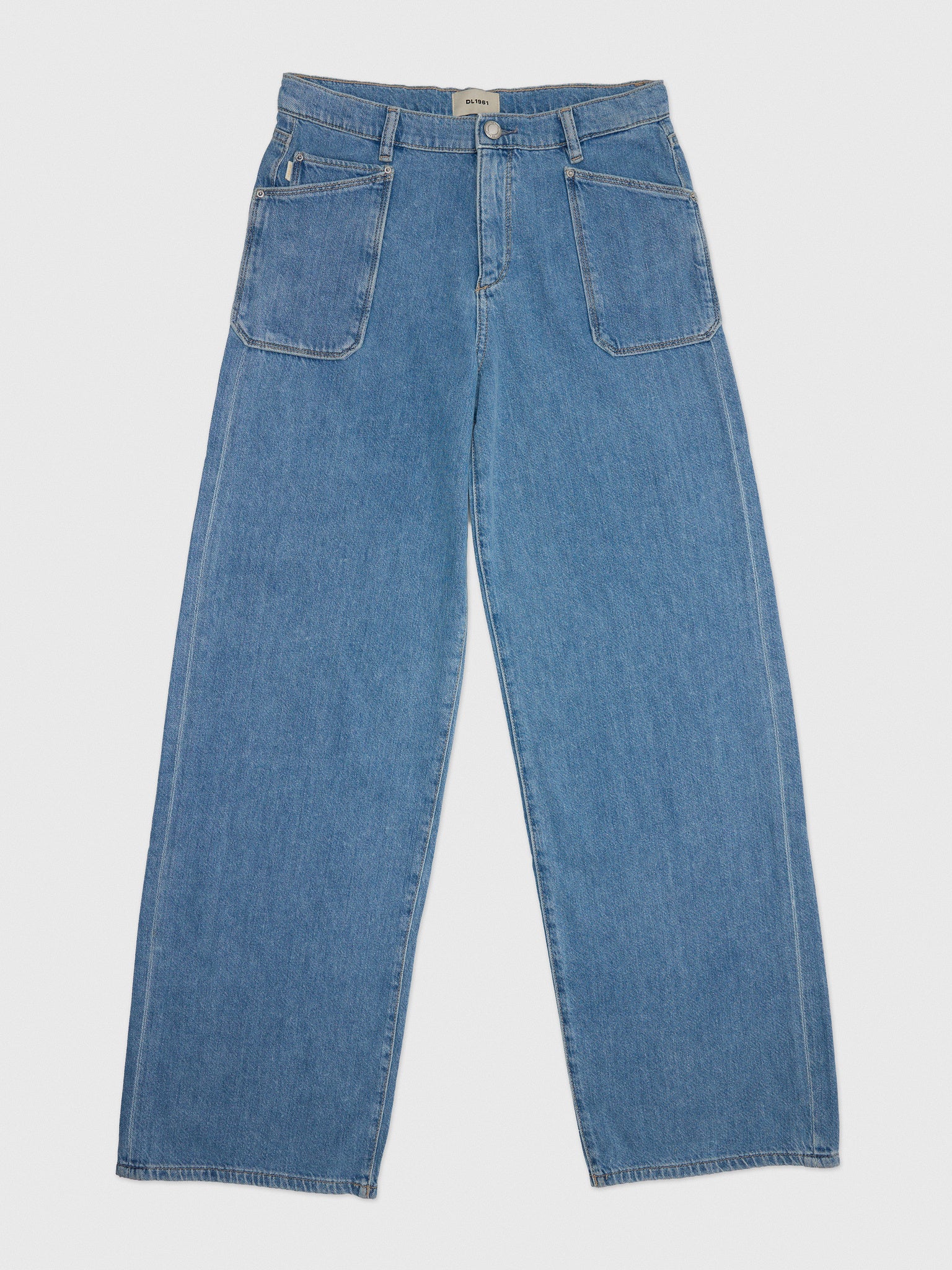 DL1961 Girls' Lily Wide Leg Jean - Saint Bernard