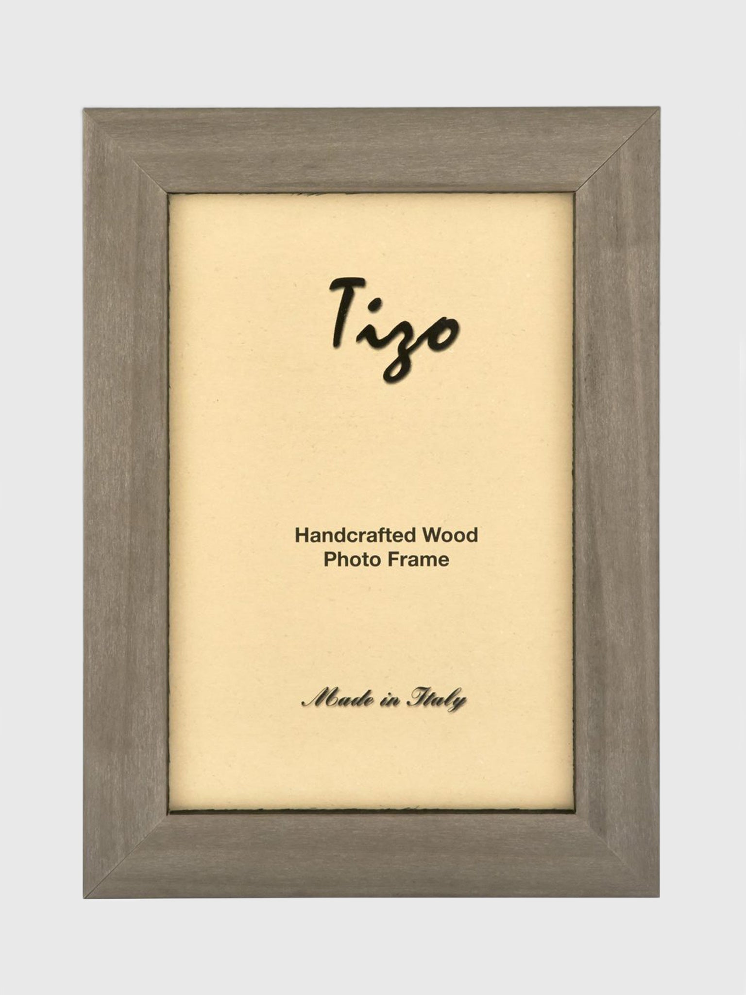 TIZO Plain Italian Wood 5x7 Photo Frame - Saint Bernard