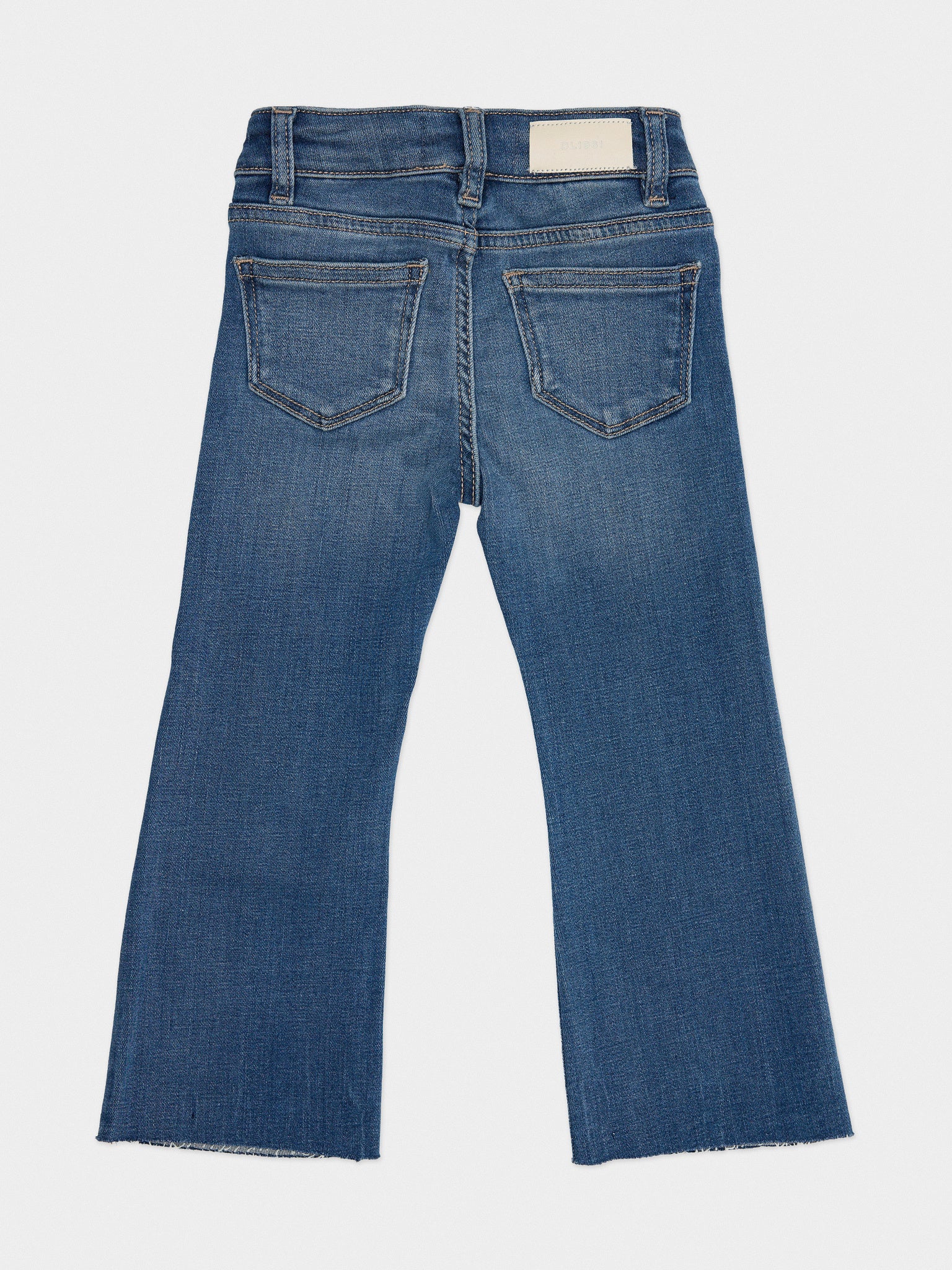 DL1961 Toddler Girls' Claire High Rise Bootcut Jean - Saint Bernard