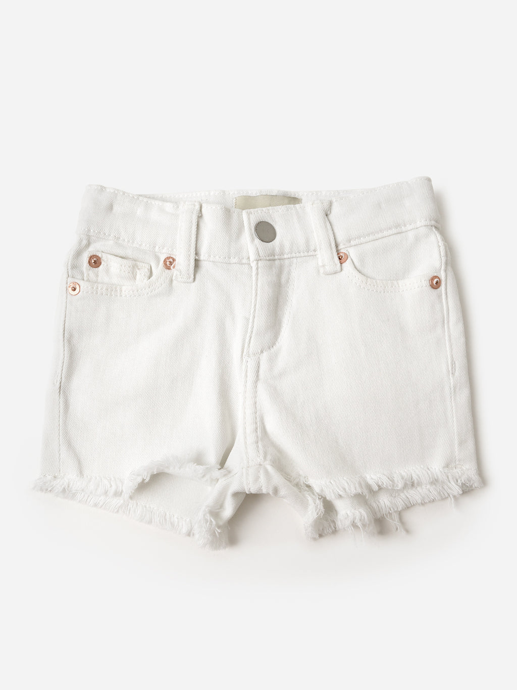 DL1961 Toddler Girls' Lucy High Rise Cut Off Short - Saint Bernard