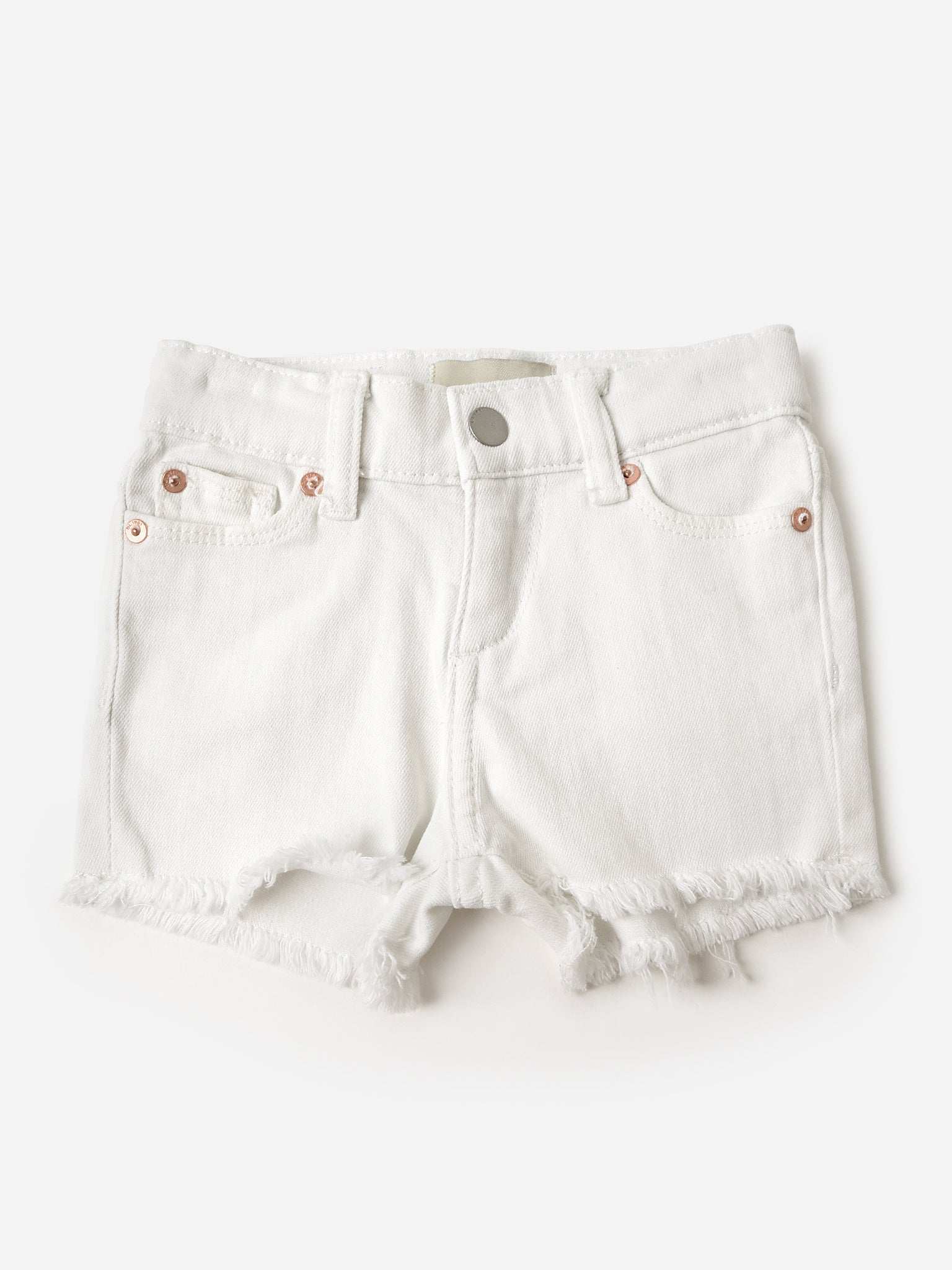 DL1961 Toddler Girls' Lucy High Rise Cut Off Short - Saint Bernard