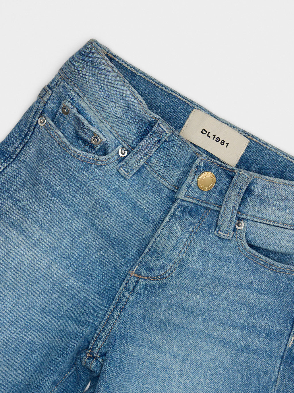 DL1961 Toddler Girls' Lily Wide Leg Jean - Saint Bernard