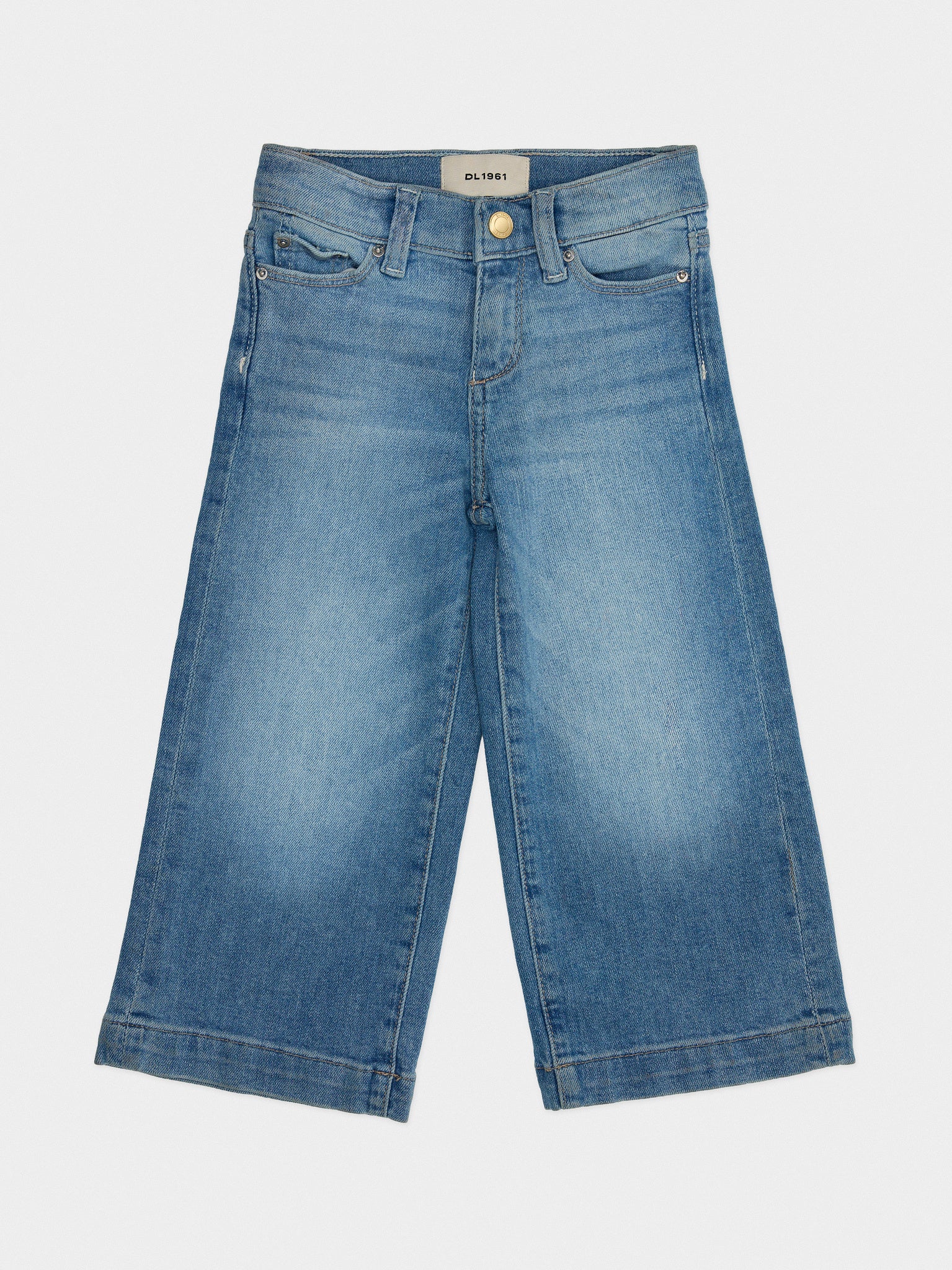 DL1961 Toddler Girls' Lily Wide Leg Jean - Saint Bernard