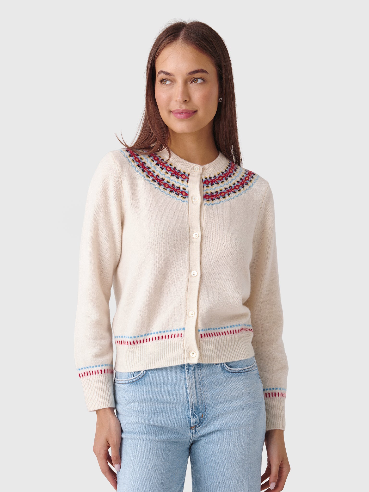 DÔEN Women's Olympe Cardigan - Saint Bernard