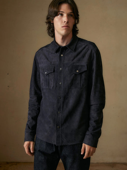 Frauenschuh Men's Roco Leather Shirt Jacket