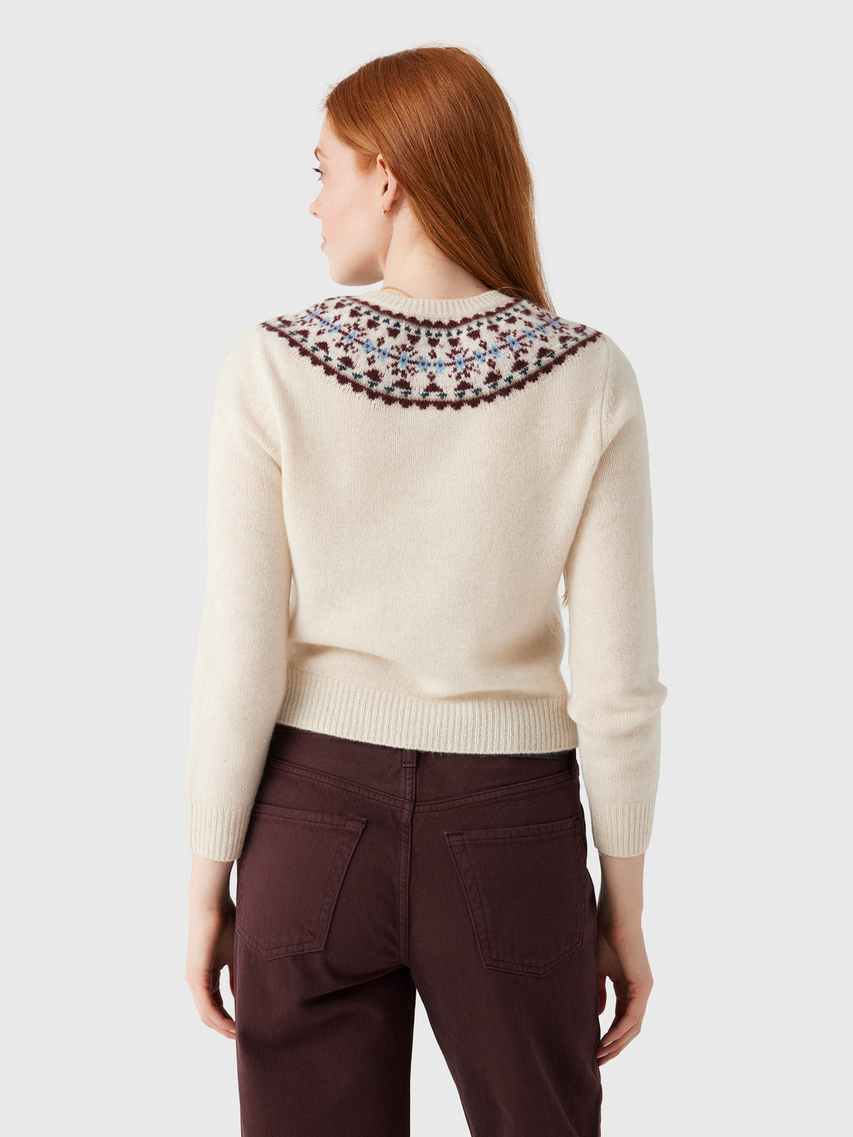 DÔEN Women's Olympe Cashmere Cardigan - Saint Bernard