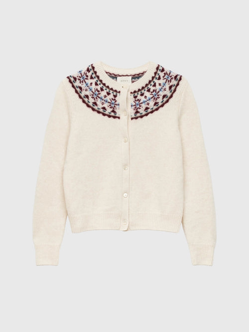 DÔEN Women's Olympe Cashmere Cardigan - Saint Bernard