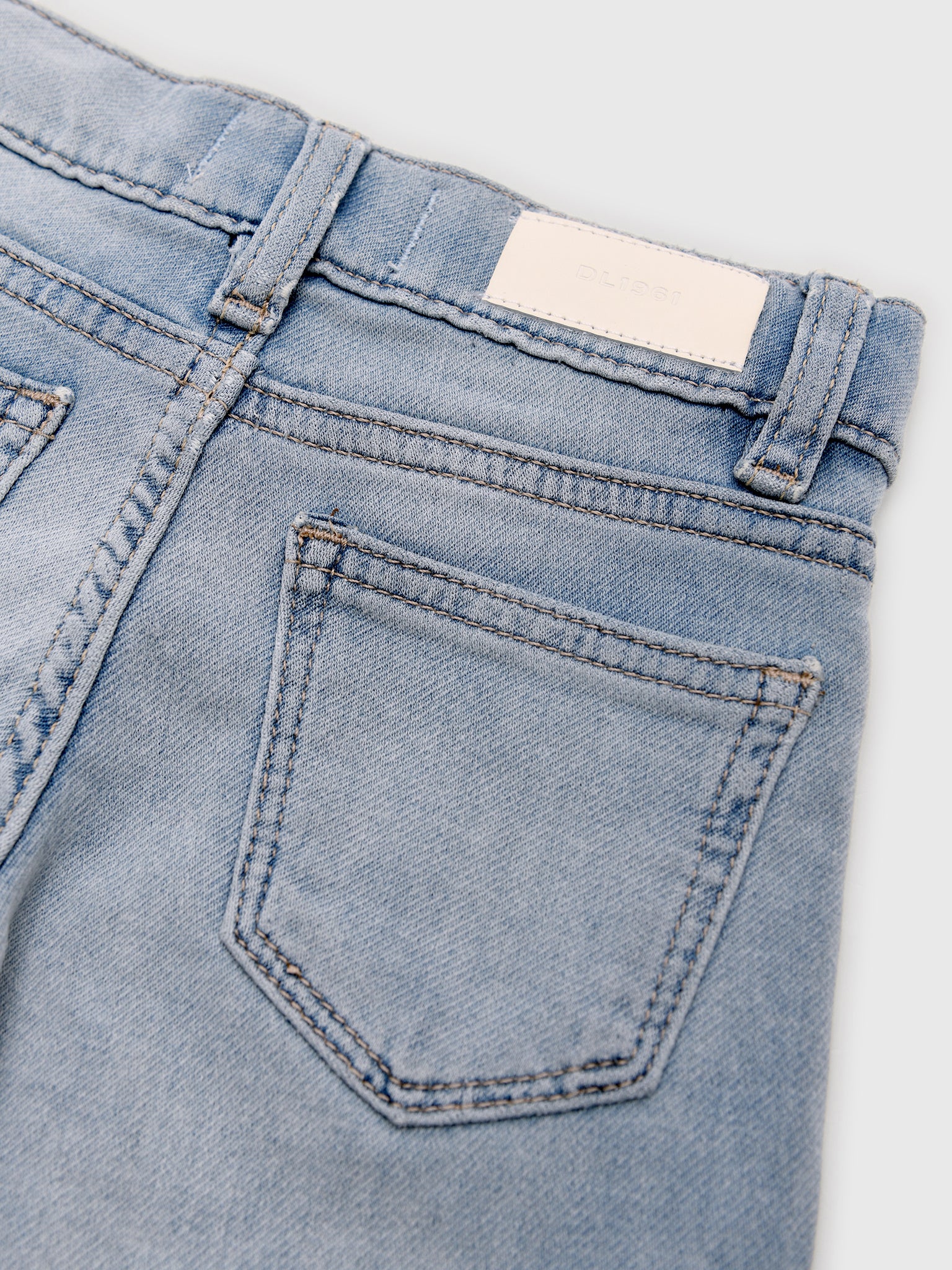 DL1961 Toddler Girls' Lily Wide Leg Jean - Saint Bernard
