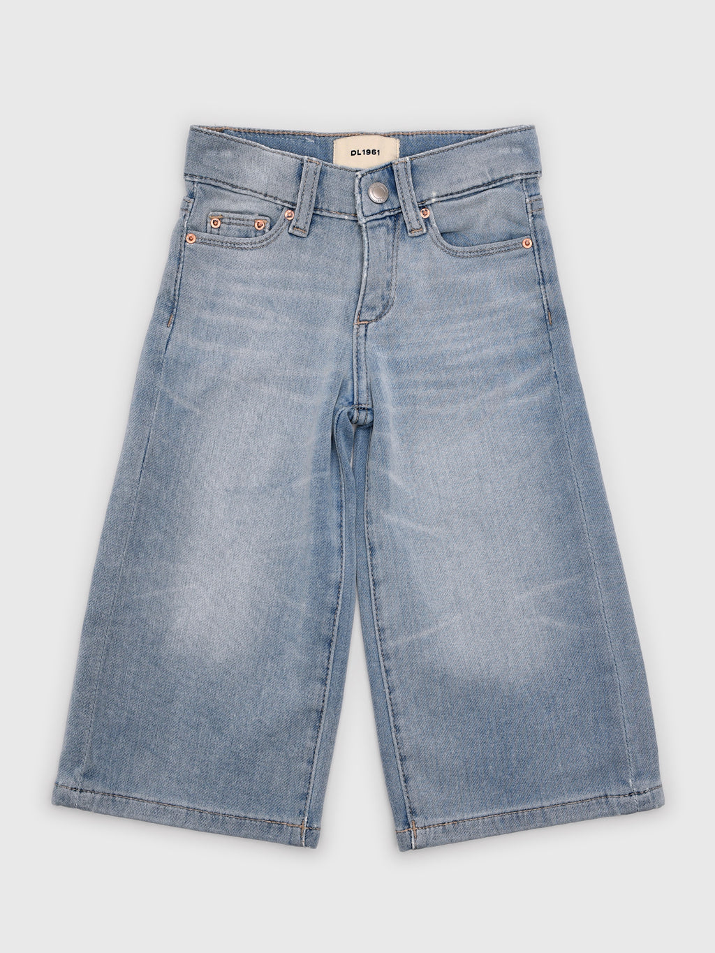DL1961 Toddler Girls' Lily Wide Leg Jean - Saint Bernard