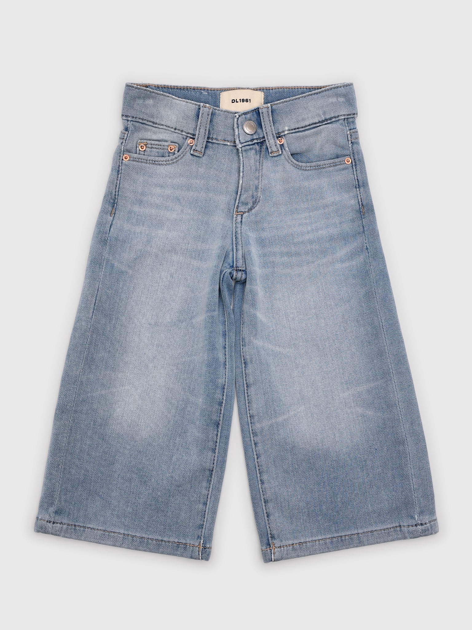 DL1961 Toddler Girls' Lily Wide Leg Jean - Saint Bernard