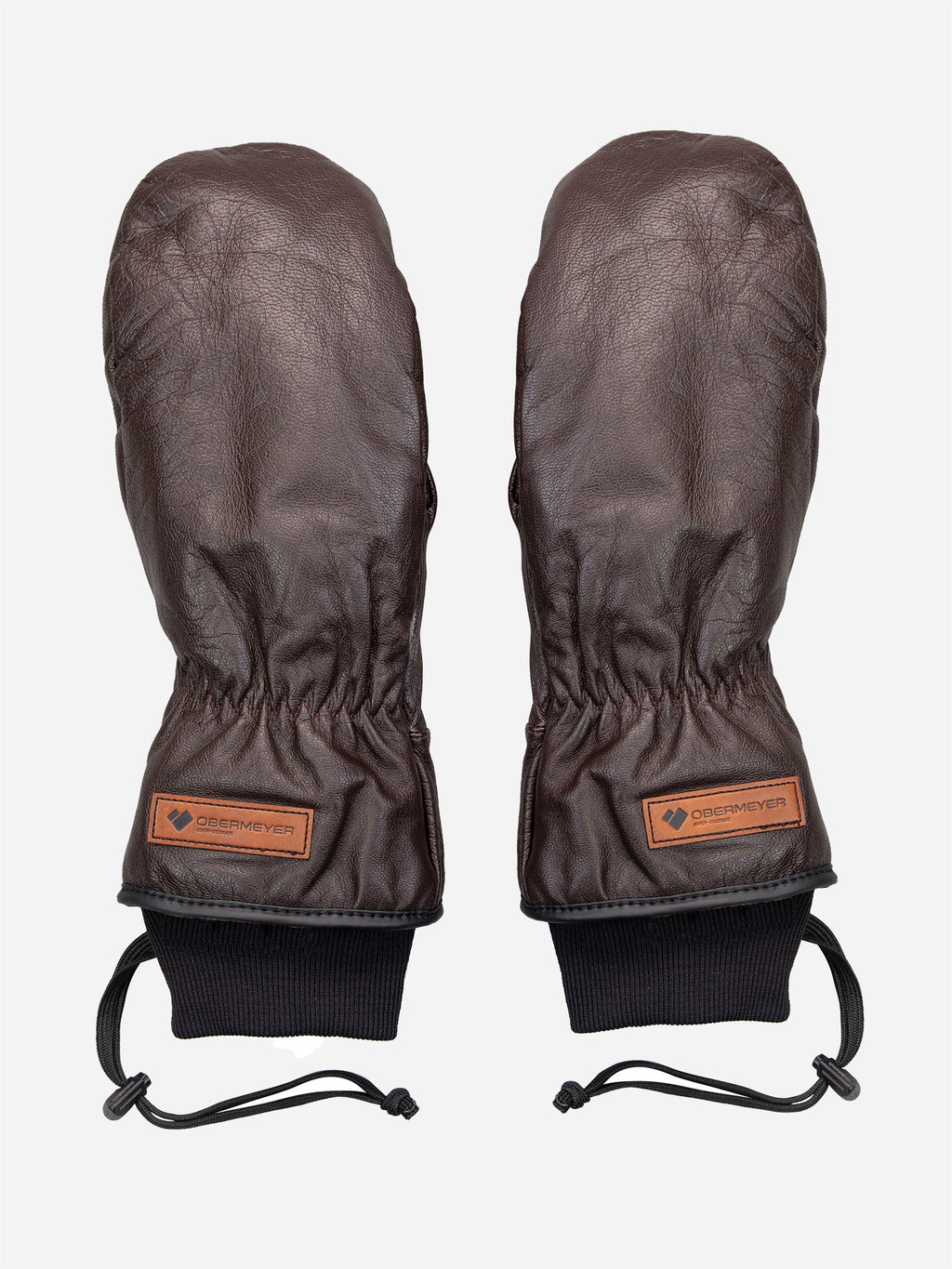 Obermeyer Men's Leather Mitten - Saint Bernard