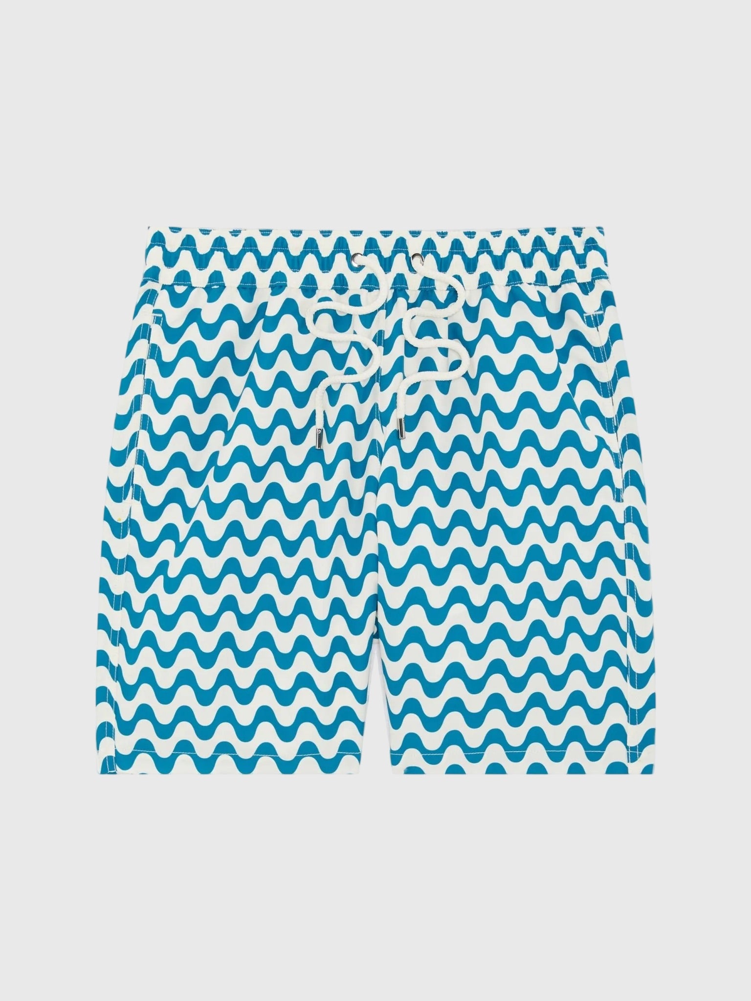 Frescobol Carioca Men's Santos Board Copacabana Swim Trunk - Saint Bernard