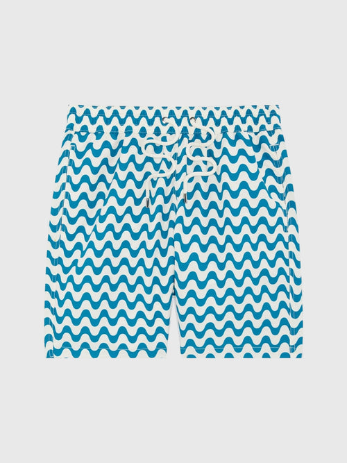 Frescobol Carioca Men's Santos Board Copacabana Swim Trunk