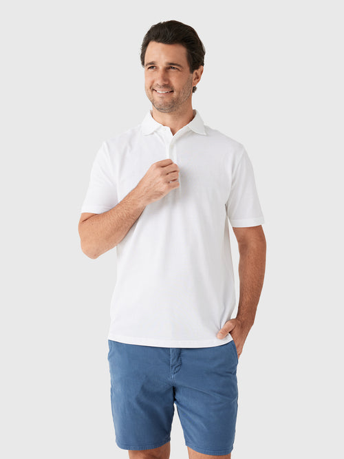 Frescobol Carioca Men's Luca Cotton Piqué Polo