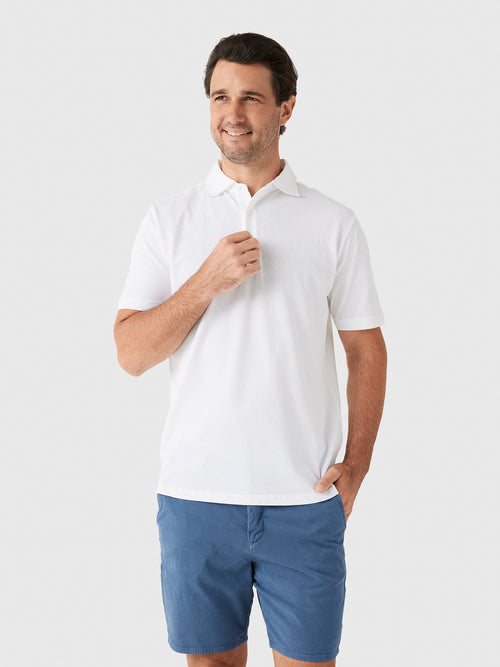 Frescobol Carioca Men's Luca Cotton Piqué Polo