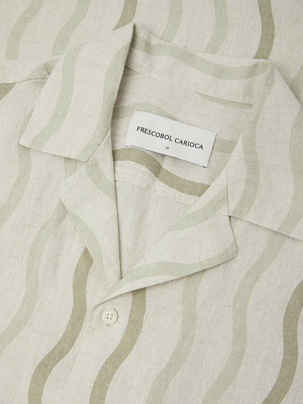 Frescobol Carioca Men's Roberto Linen Shirt - Saint Bernard