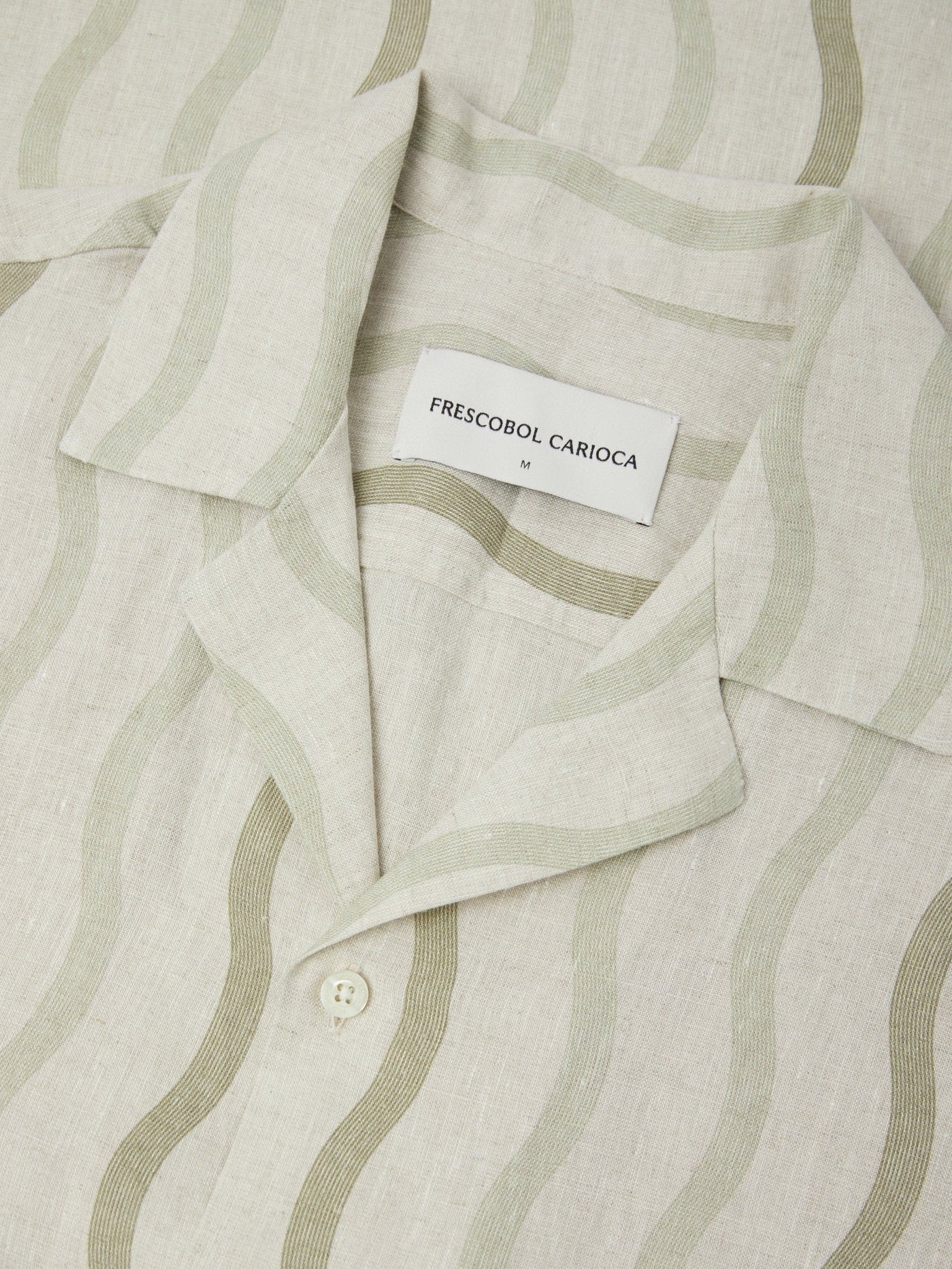 Frescobol Carioca Men's Roberto Linen Shirt - Saint Bernard