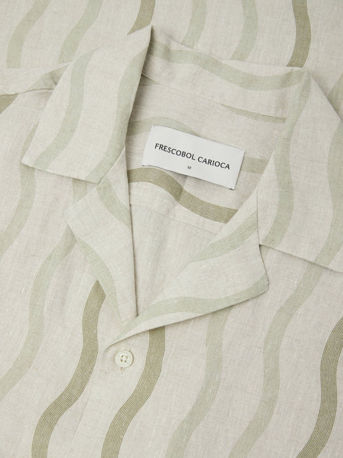 Frescobol Carioca Men's Roberto Linen Shirt